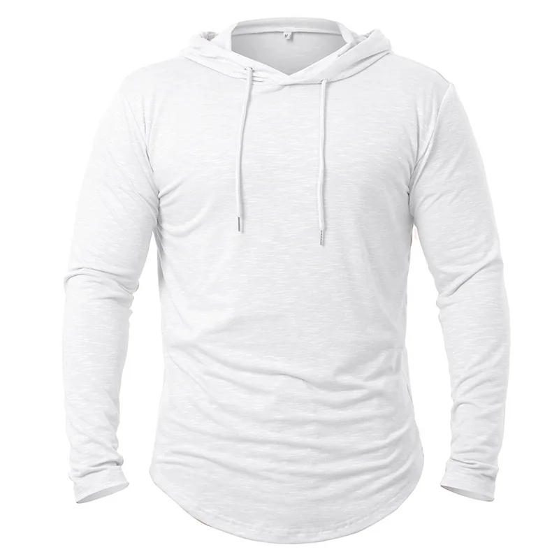 Heren Lichtgewicht Atletische Hoodies Lange Mouw Sport Capuchon Casual Gym Joggingshirt Pullover Sweatshirt