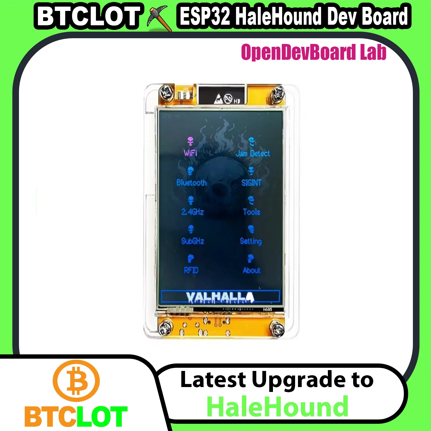 cyd-esp32-halehound開発ボード-wifi-bluetooth-28インチタッチrssi測定開発ボード-スマートディスプレイ-172ファームウェア