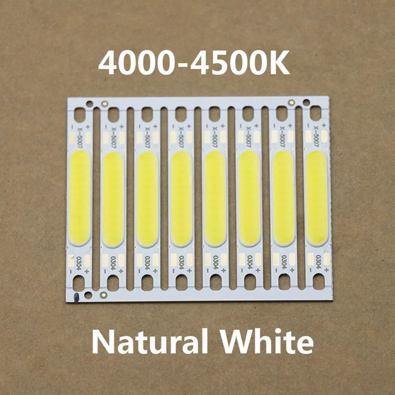 Imagem -05 - por Lote 3w 5w Iluminação Completa Cob Chip de Luz Led Dc11v Dc15v 300ma Led Cob Barra para Lanterna Lâmpadas de Parede Tubo Diy 40 Peças