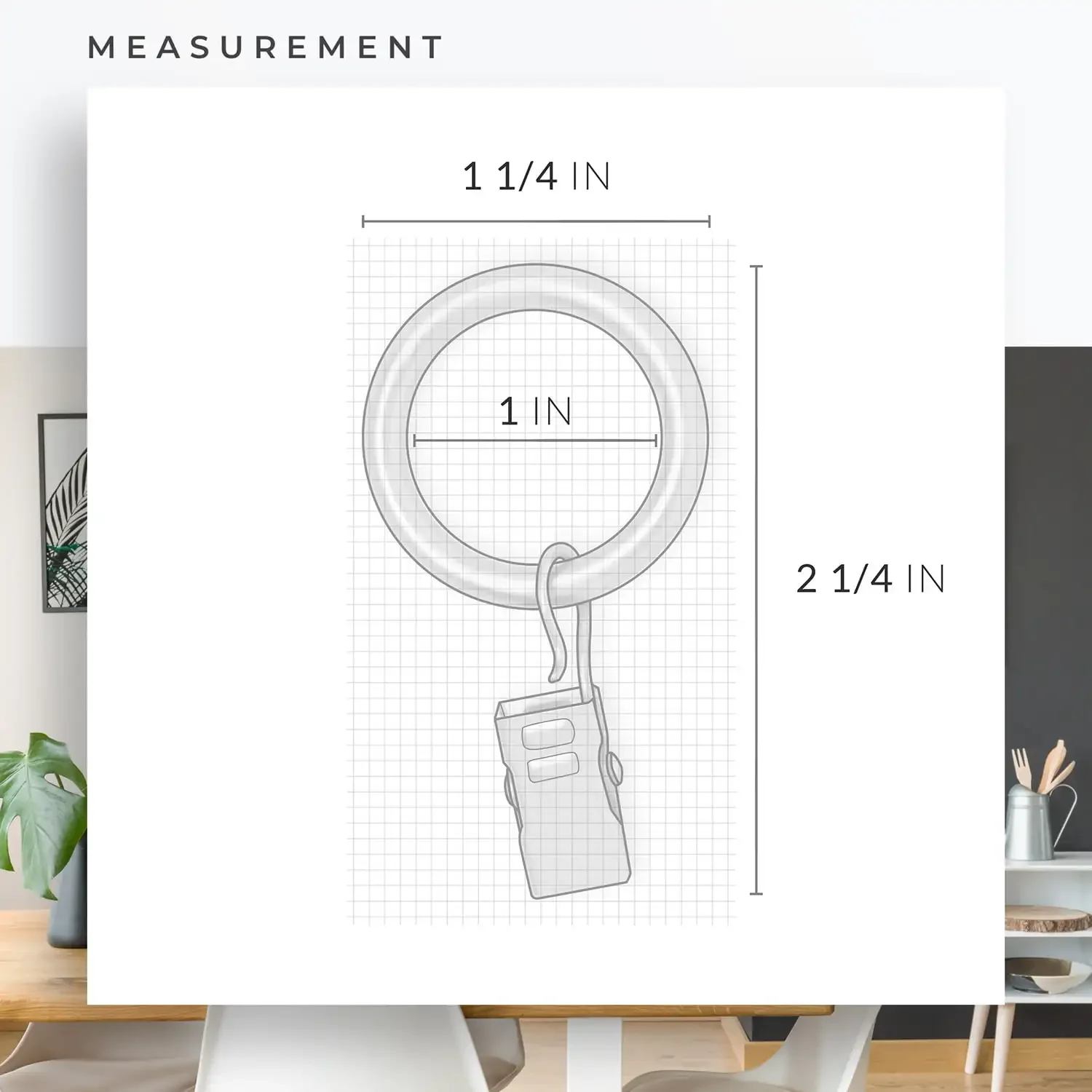 ESSENTIAL STEEL CLIP RINGS BRONZE 3/4-INCH 12-PACK