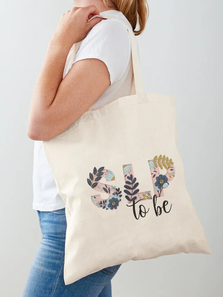 

SLP to Be Tote Bag canvas shopping bag reusable shopping bags bags woman 2025 shoping bag