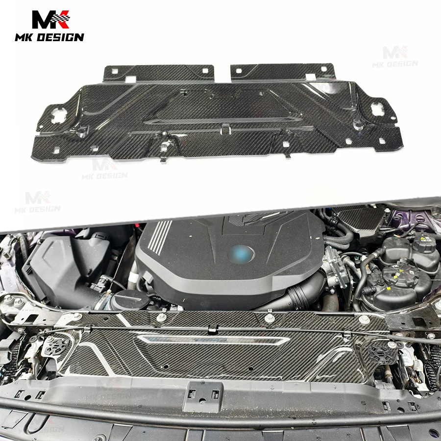 

Dry Carbon Fiber Water Tank Cover Cooling Panels for BMW G22 G20 G23 G26 G26BEV G42 M340i M440i 2019+ Cooling Shroud Trim Cover