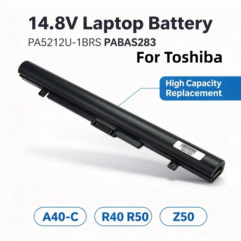 Battery PA5212U for Toshiba Tecra/Satellite Pro A40/A50/C40/C50/Z50/R40/R50 PA5212U-1BRS PA5212