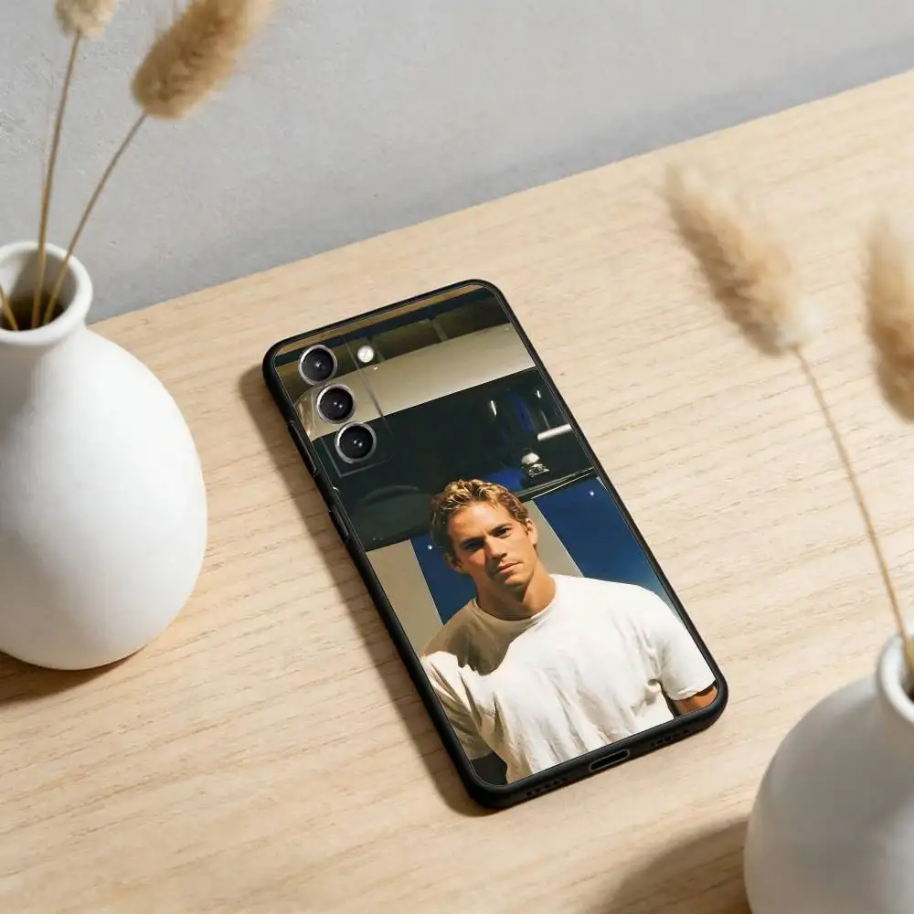 حافظة هاتف F-Fast and F-Furious Moive لهاتف سامسونج S25,24,23,22,30,21,10,9,Ultra,Plus,Lite,FE,4,5G حافظة سوداء ناعمة