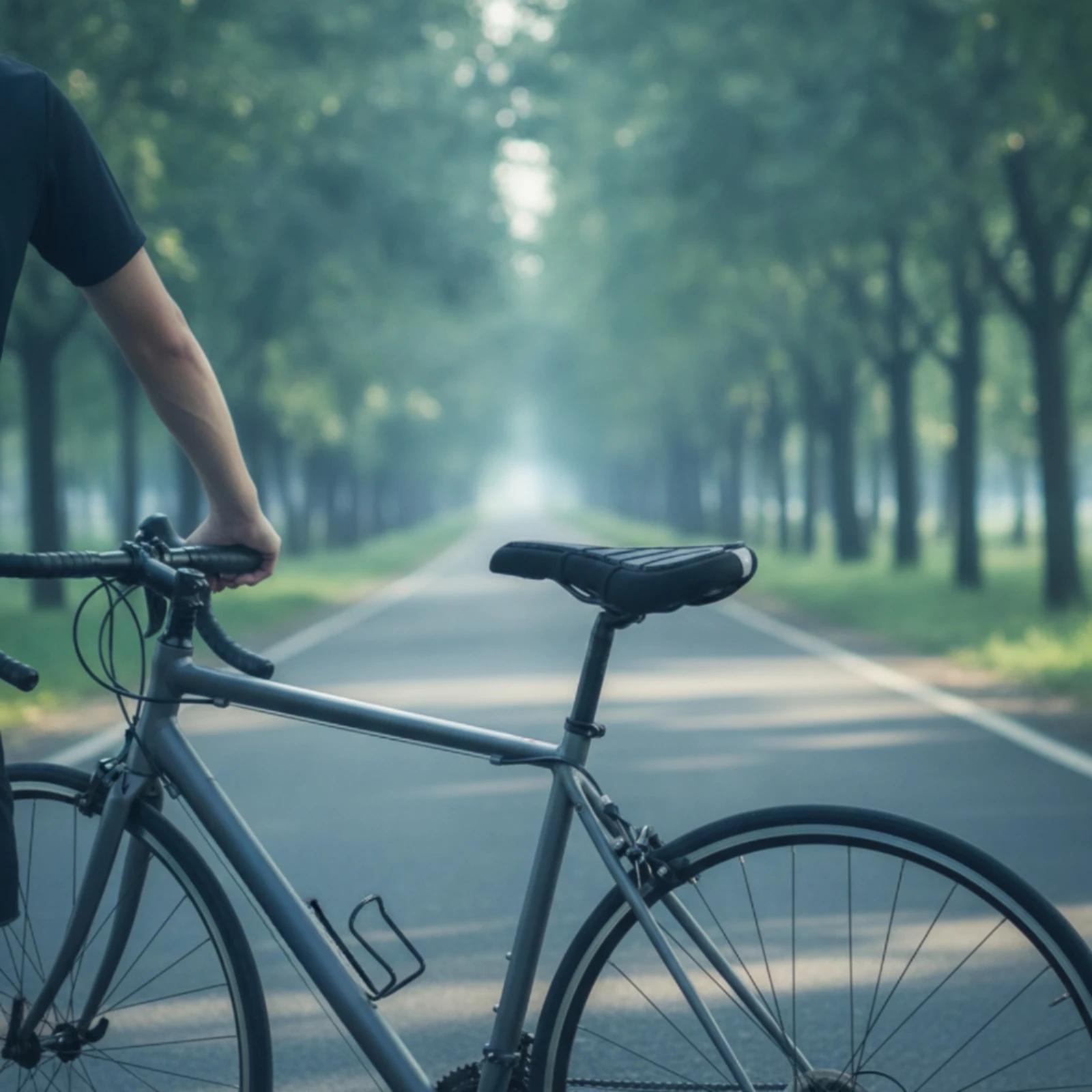 Bike Seat Cover with Gel Shock-Absorbing Bike Seat Cushion Cover Pressure Relief Comfortable for Cyclists, Cycling