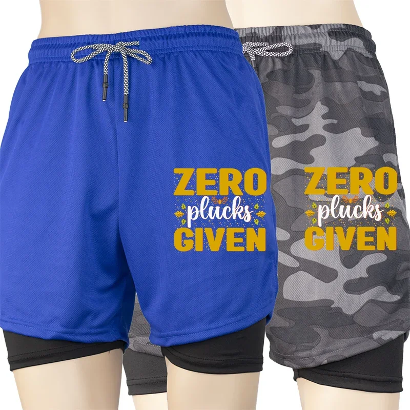 

Летние мужские шорты для бега в тренажерном зале 2 в 1, шорты с принтом и карманом для телефона, быстросохнущие, дышащие