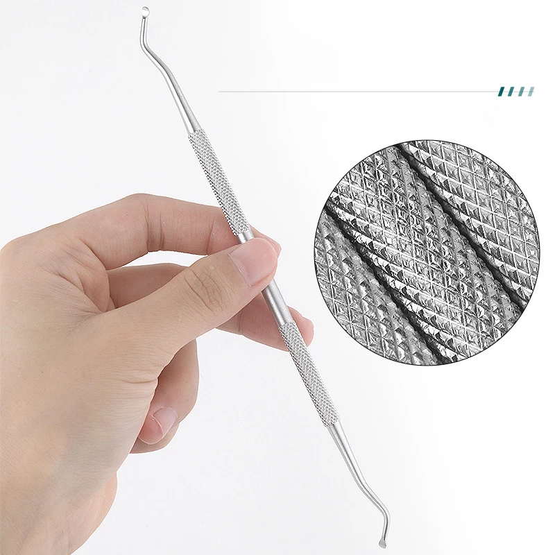 4/6/7 قطعة المهنية الفولاذ المقاوم للصدأ باديكير عدة المزدوج رئيس الكالس مزيل/جهاز انتهازي للبشرة للمنزل سبا وصالون استخدام العناية بالقدم