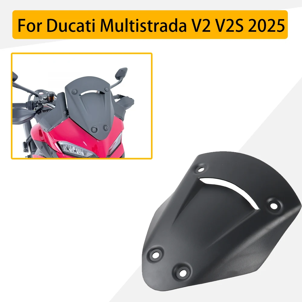 

ABS Windscreen Deflector for Ducati Multistrada V2 V2S 2025 Motorcycle - Universal Fit, High-Durability Protector