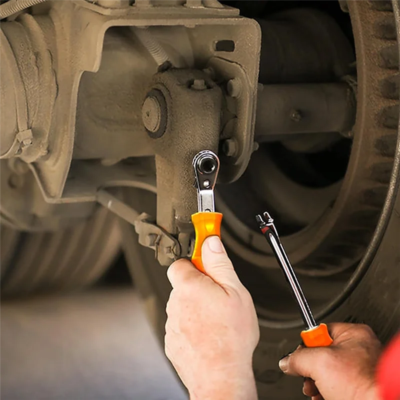 

Fork End Release Tool And Multi-Size Ratcheting Wrench Set For Automatic Slack Adjustment;-N25R