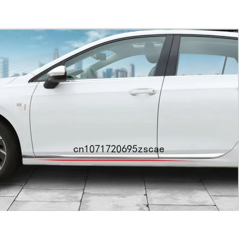 

For Vw Volkswagen Tiguan Mk2 2017 2018 2019 2020 2021 Car Accessories Body door side anti-collision decorative bright strip 6PCS