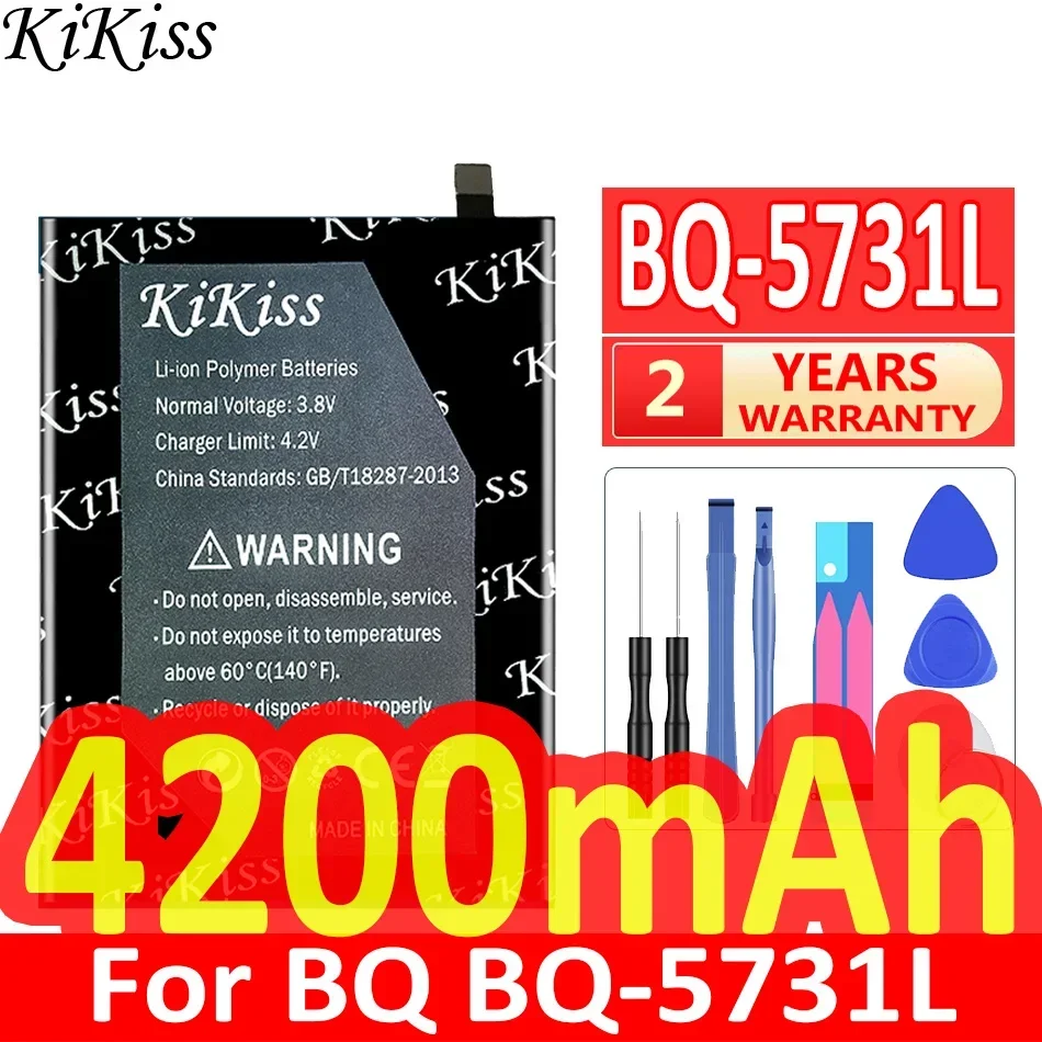 

4200mAh KiKiss Powerful Battery BQ5731L For BQ BQ-5731L Mobile Phone Batteries