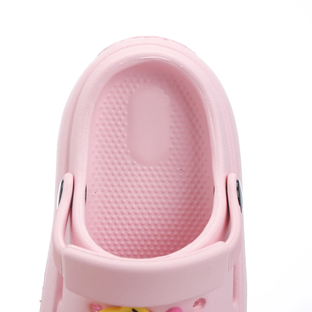 Zapatilla de verano de conejo para bebé, zapatillas frías para niños, antideslizantes, fondo suave, cómodos, zapatos con agujeros para bebé, toboganes para el hogar para niñas