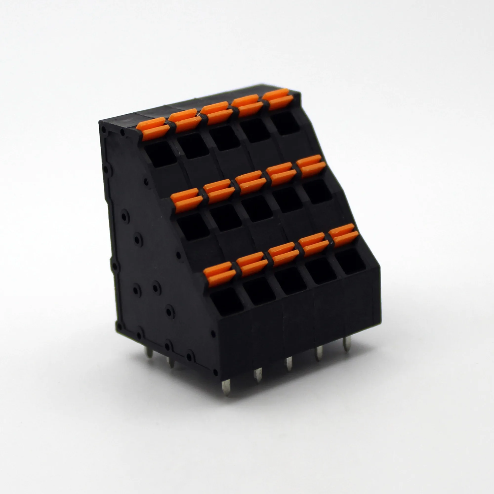 100PIN BALCK KFM736HH-5.0mm pitch Spring Terminal Block factory direct  THREE ROW COMPACT TYPE SCREWLESS MC-TTP5.0AXXP CONNECTOR