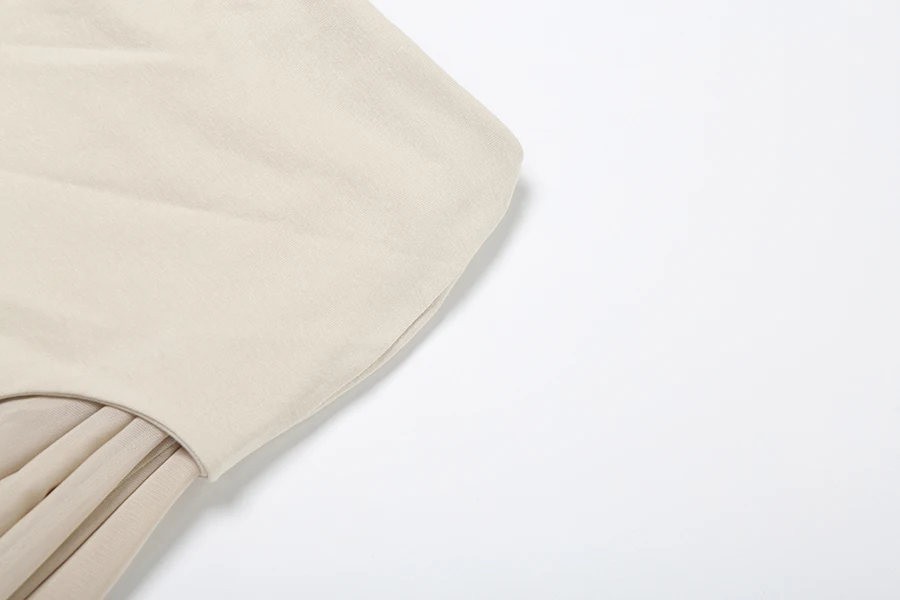Nibber 2026 Sommer Einfarbiger Schlichter Alltagstauglicher Sexy Gerippter High-Street Trendiger Cooler Damen Laminierter Rüschenrock – Detail 19