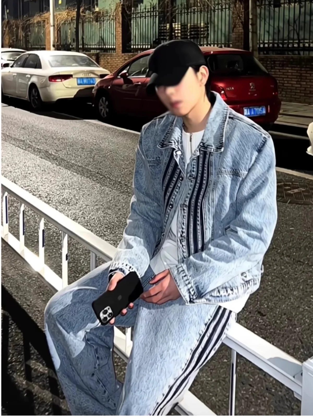 

Waed Denim Jaet Men's Loose Workwear Jaet Spring Autumn New Sle Cool Brand American Tee Bars Casual Haome