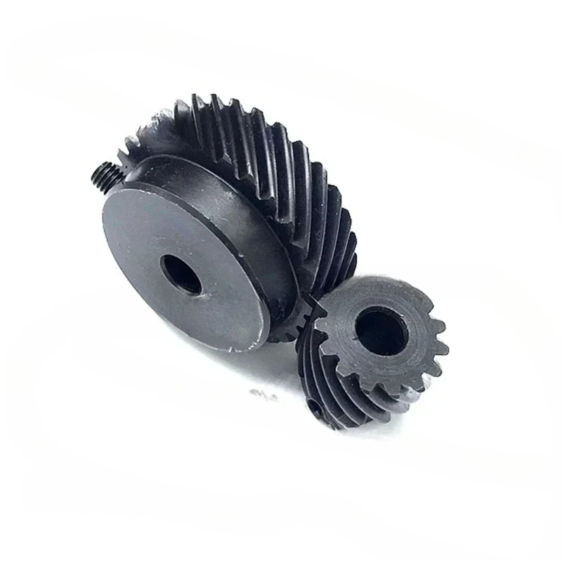 1: 2 Helical Gear 1M 15T 30T 8mm DIY Gearbox Variable Speed Right Angle Corner Device Bevel Gear