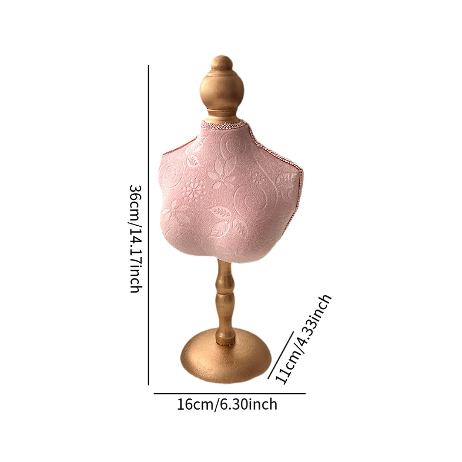 Jewelry Display Bust Mannequin Necklace Multifunction Jewelry Storage Rack for