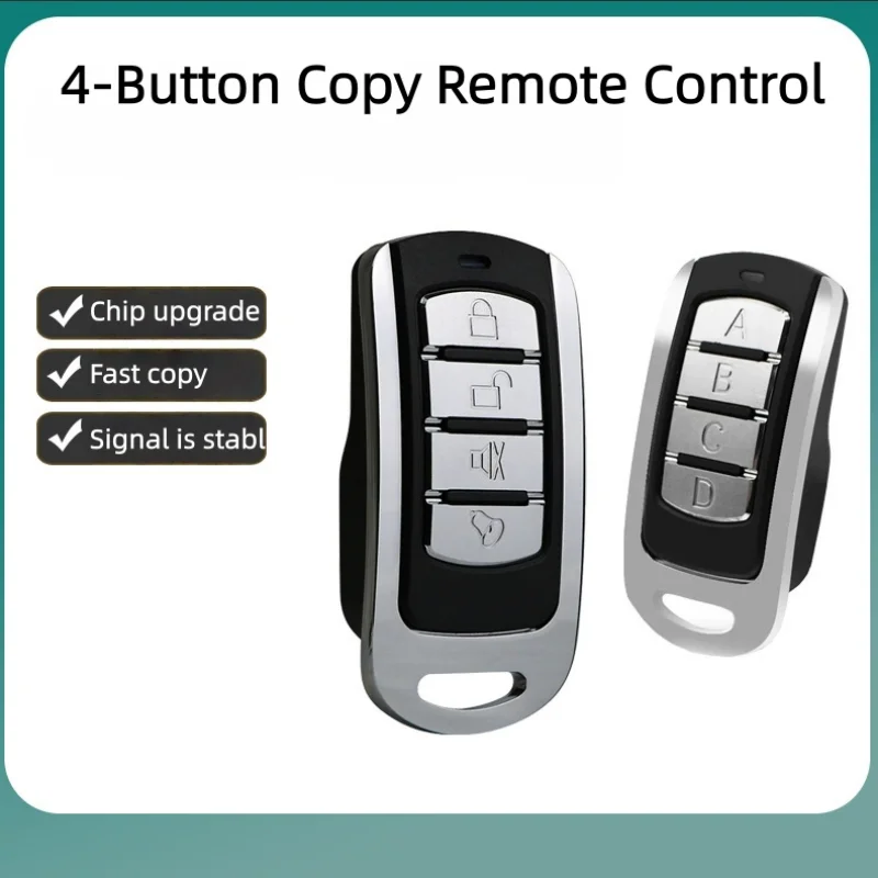 Wireless Remote Control for Garage Door 433MHz Copy Replication Remote Control Compatible Garage Door Remote Control