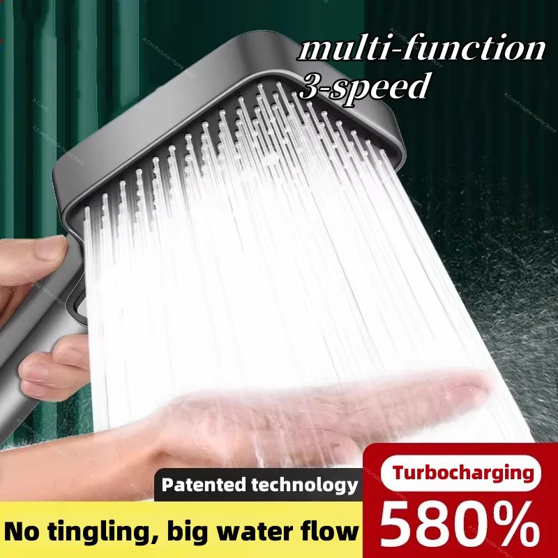 

Большая панельная насадка для душа Xiaomi 13 см, 3 режима, регулируемая массажная насадка для душа высокого давления, фильтрующий элемент, аксессуары для ванной комнаты, новинка