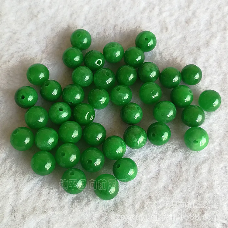 

Сухой зеленый нефрит 8 мм круглые бусины свободные бусины сухой зеленый Tielong Life DIY ювелирные аксессуары браслет ожерелье