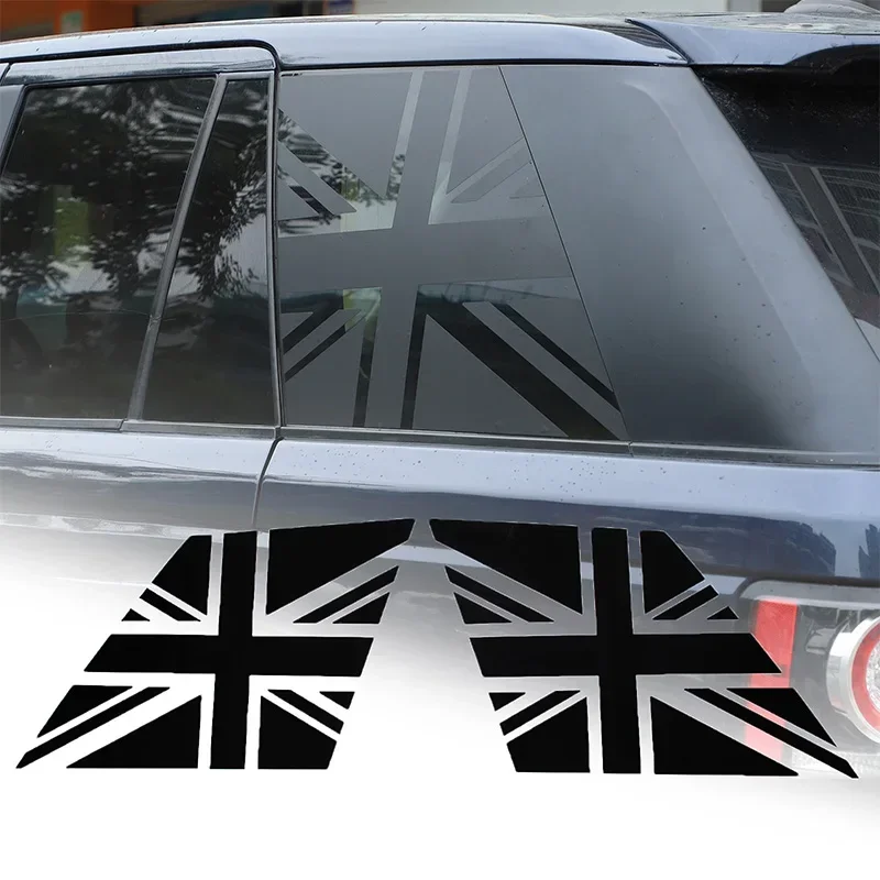 

2PCS for Land Rover Range Rover Sport L320 2005-2013 PVC Polyvinyl Chloride Window Rear Side Glass Decorative Sticker
