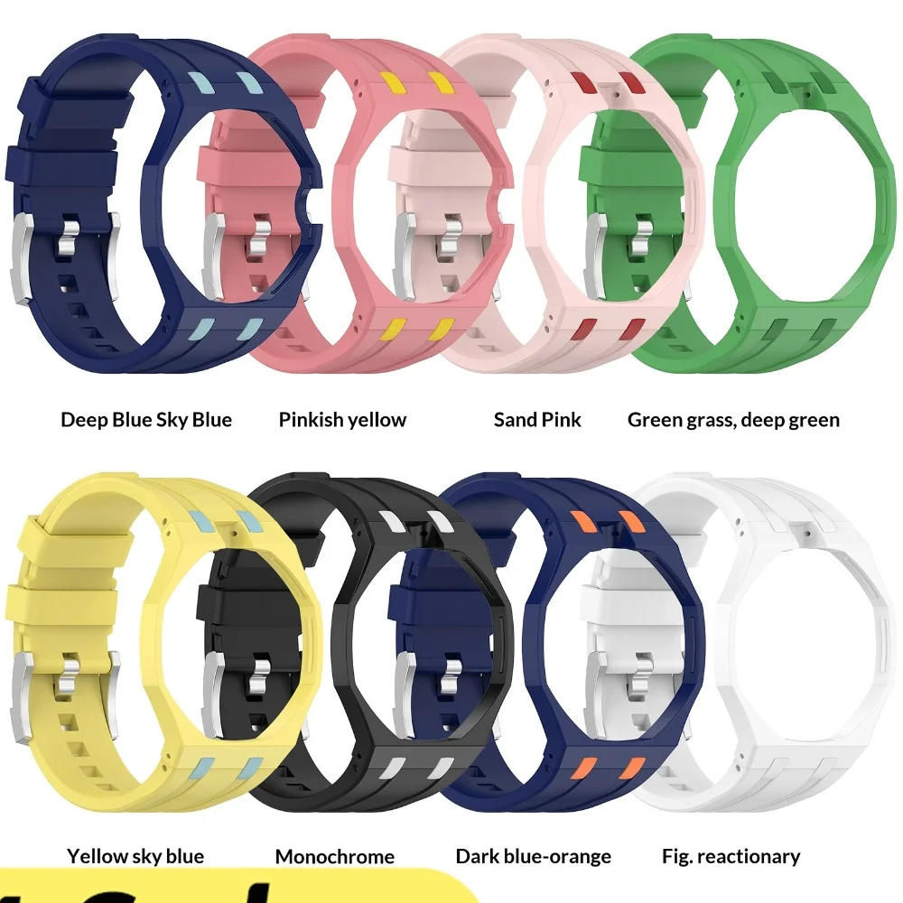 All-in-One PC Case Soft Silicone Watch Strap For AP Royal POP Pocket Watch to Wrist Watch Conversion kit Adapter Modified Band
