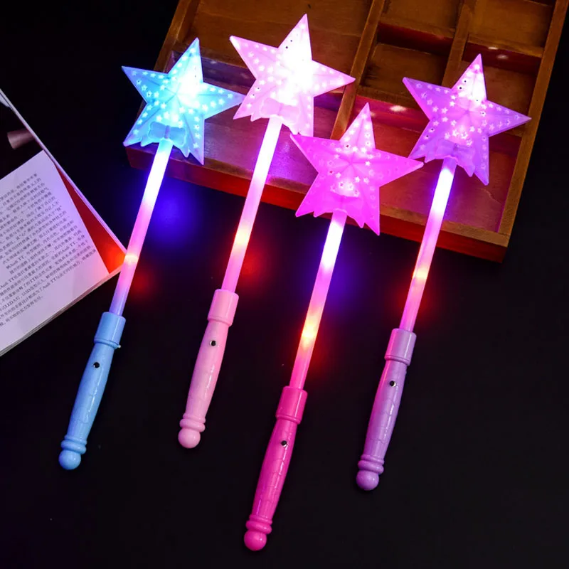 

Christmas Glowing Magic Wand Flash Fairy Wand Children Kids Party Stalls Toys Halloween Small Gifts for Party Festival Bulk