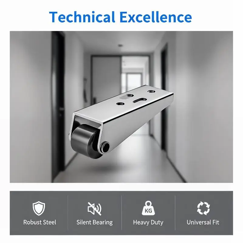 Heavy-Duty Direction Wheel For Door Bottom Multi-functional Sliding Door Replacement Parts For Home & Office view 2