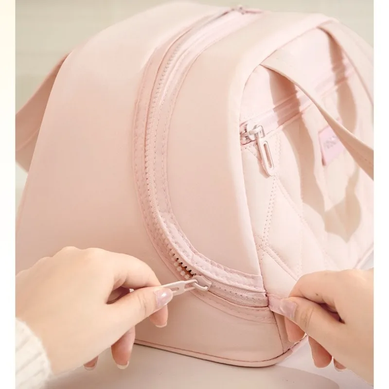 Große Isolierte Lunch-Tasche für Frauen PU-Leder Gesteppte Lunch-Tasche Auslaufsichere Thermische Kühltasche für Arbeit Picknick Reisen Niedliche Lunchbox – Detail 14