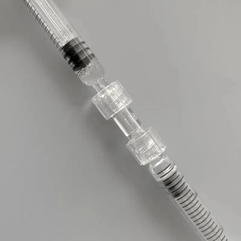 50/100pcs Luer Lock to Luer Lock Connector Female Luer Syringe to Syringe Transfer Joint PP Syringe Adapter Coupler
