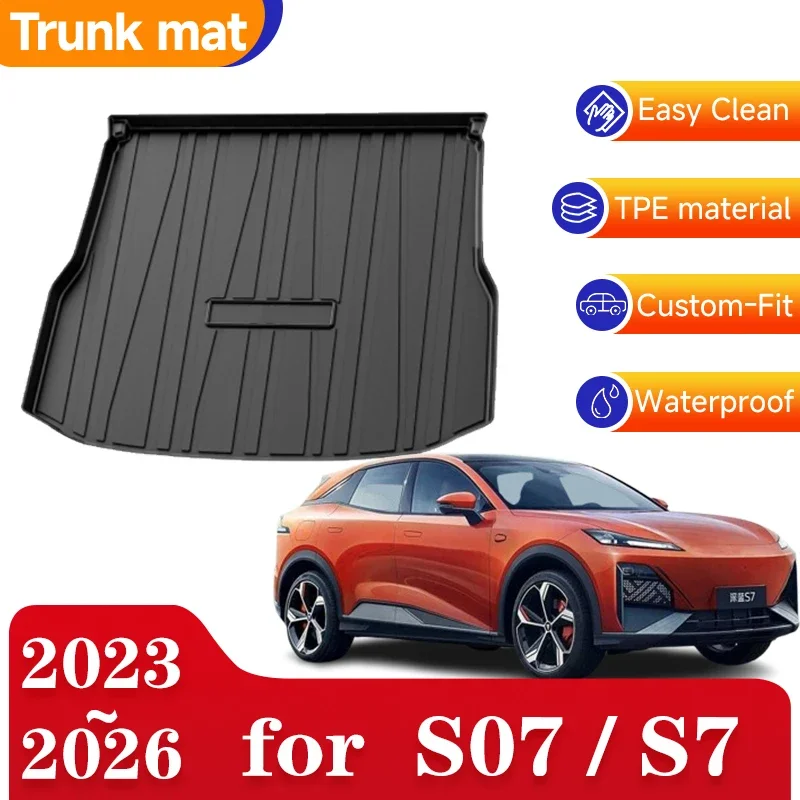 

Car Trunk Mat For Deepal S7 S07 2023 2024 2025 2026 Anti-scratch Trunk Pad Waterproof Liner Protect Storage Pads Car Accessories