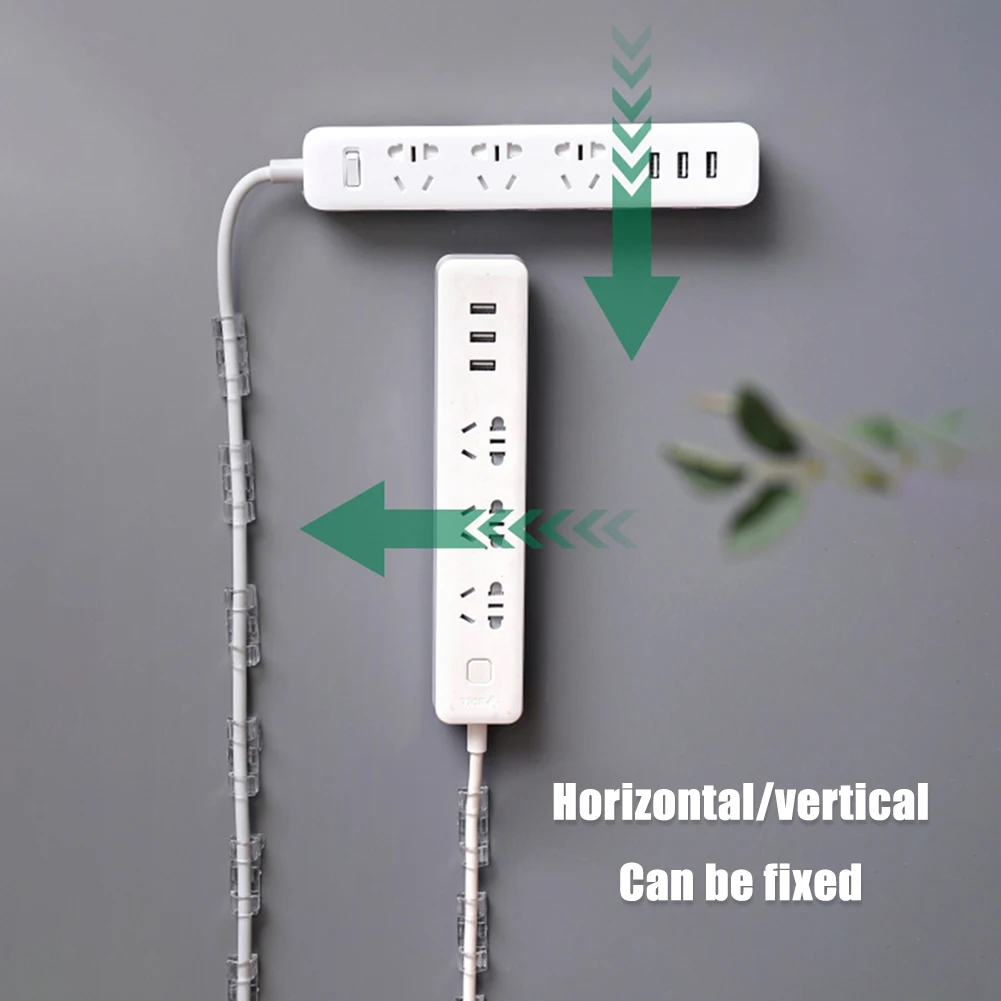 Suporte de parede Power Strip, Versátil adesivo soquete titular, Heavy Duty Desktop soquete fixador para roteadores WiFi, controle remoto