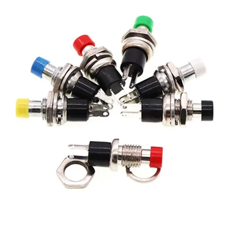 10PCS/LOT Mini Round Momentary Push Button Switch Press The Self-Reset,PBS-110,7MM,Micro Switchs,Normally Open,Normally Closed