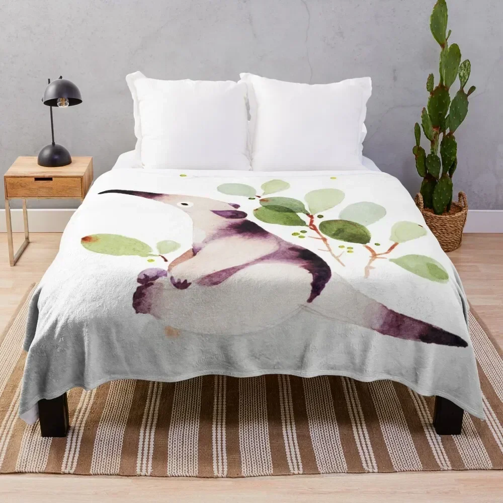 

Little Anteater Throw Blanket Easy Care Comfortable Blanket for Couch