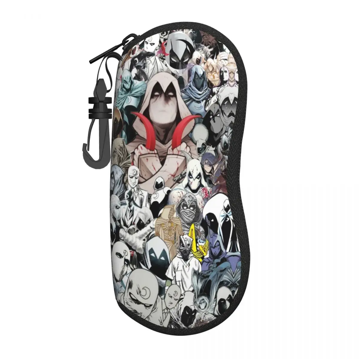 

Custom Moon Knight Movie Shell Eyeglasses Case Women Men Cool Glasses Case Sunglasses Box Pouch