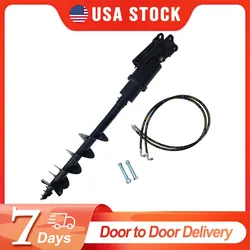 USA STOCK 150MM Diameter Auger Drill for 1Ton-1.5Ton Mini Excavator Small Digger