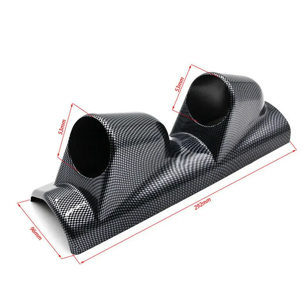 52mm 60mm Universal Car 2 Hole Left/Right Hand  Auto Dual Holes A-Pillar Holes Double Hose Guage Holder Pod Modified Instrument