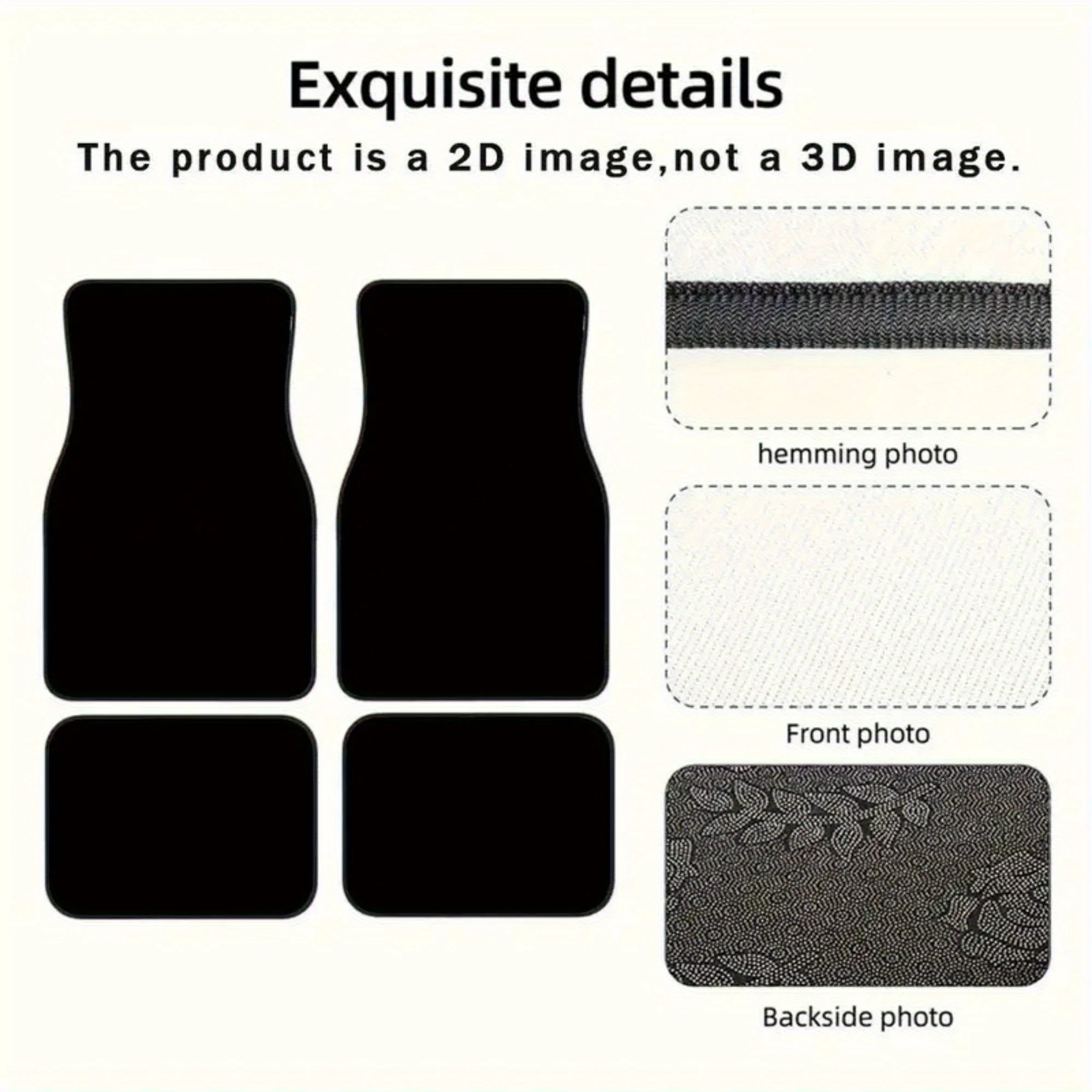 4 pièces % tapis de sol de voi - Interior Design Product avis et prix