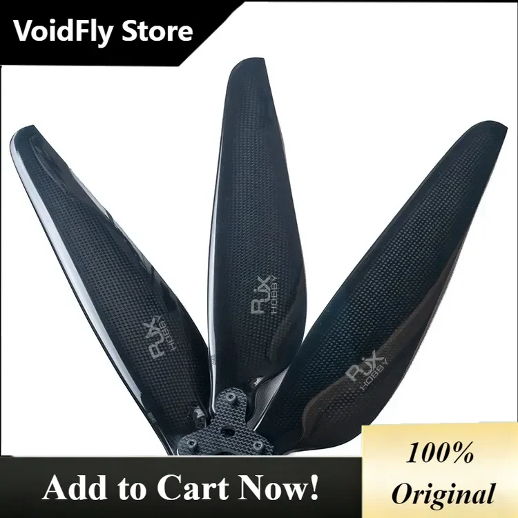 CarrySimpleCarbon Fiber Folding Propeller 3 BLADE 30x10.5inch CW CCW Set For Dr-one U-AV UAS