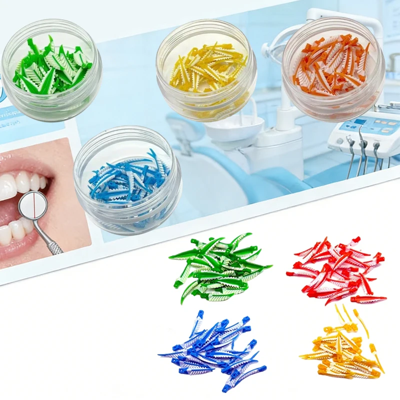 

Dental Interdental Wedges Silicone Adaptive Transparent For Sectional Matrix Restoration Dentist Clinical Supplies