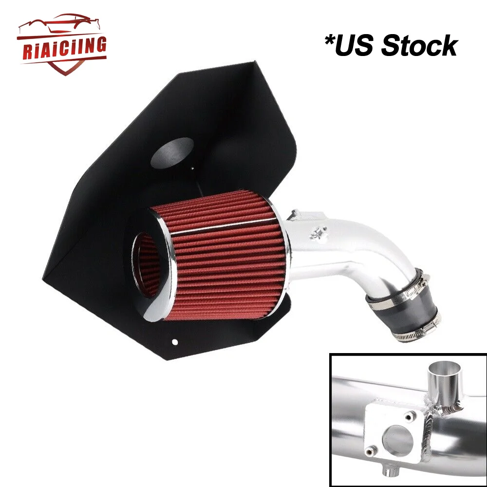 Cold Air Intake System Kit & Red Filter for 2007-2009 Toyota Camry XLE 2.4L L4 Engine parts Intake System Components