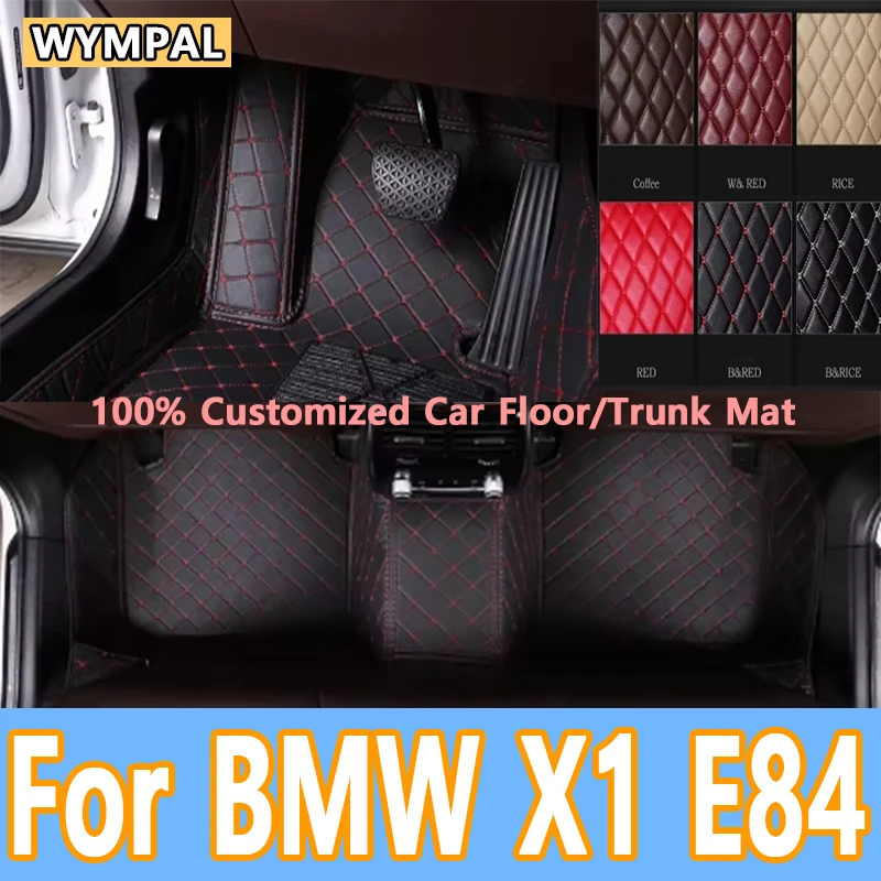 

Luxury Car floor mats for BMW X1 E84 2010 2011 2012 2013 2014 Custom auto foot Pads automobile carpet cover