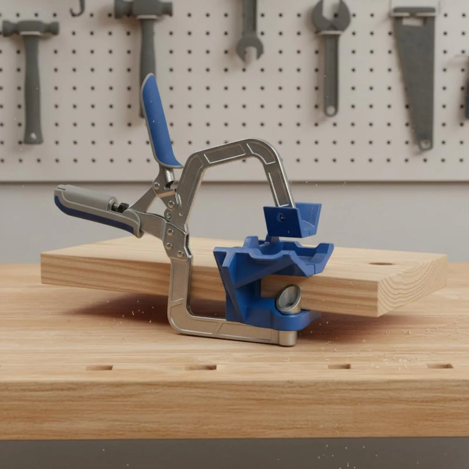 90 Degree Right-Angle Clamp Multi-Function Cabinet Framing Clamp Carpentry Angle Jig Quick Release Hand Tool Ergonomic Handle