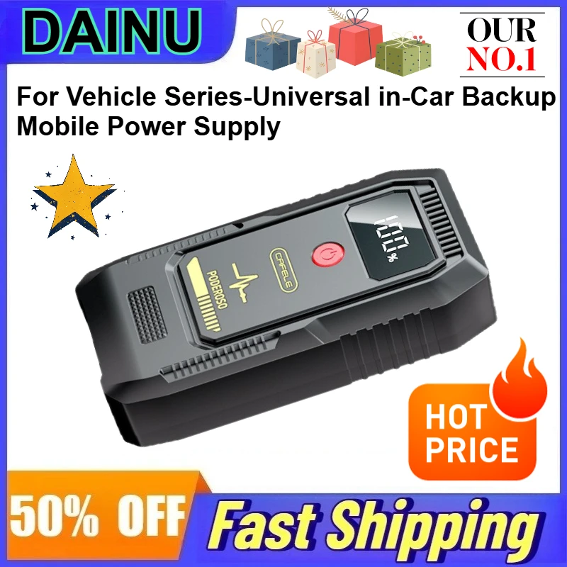 

Car Emergency Starting Power Supply 6000mAh for Vehicle Series-Universal in-Car Backup Mobile Power Supply with LED Display