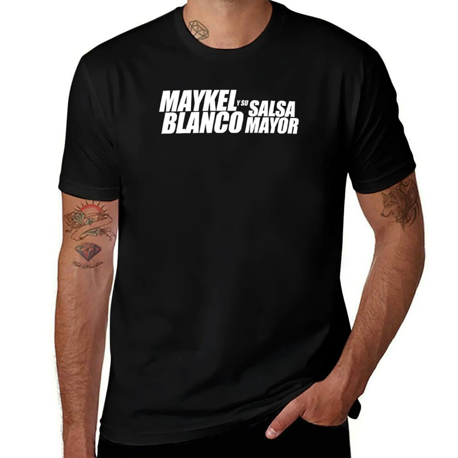 MAYKEL BLANCO Y SU SALSA MAYOR Cuban Band T-Shirt shirts graphic sweat Aesthetic clothing quick-drying plain white t shirts men