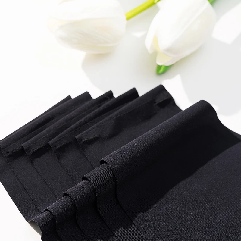 Trowbridge 6 ks/sada dámských kalhotek, černé, dámské tanga, prodyšné spodní prádlo, sexy sportovní prádlo, pohodlné bezešvé tangá - náhled 4