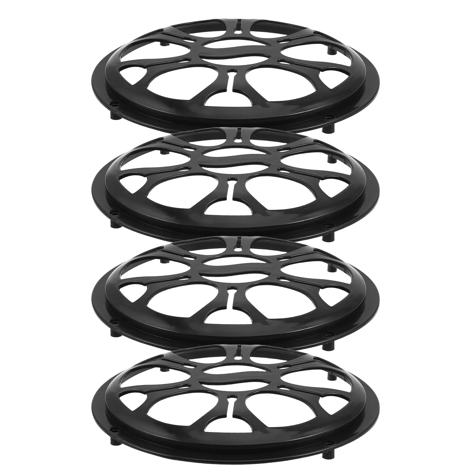 4Pcs Universal Car Speaker Mesh Grill Guard Matte Finish Speaker Protector Cover Impact Protection DIY