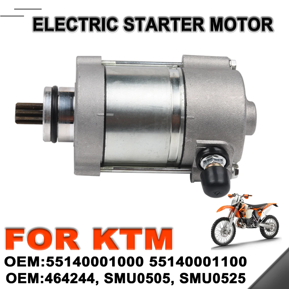 For KTM 250 300 XC TPI XC-W EXC Six Days EXC-E SMU0505 SMU0525 Motorcycle Off-Road Electric Starter Motor Starting Accessories