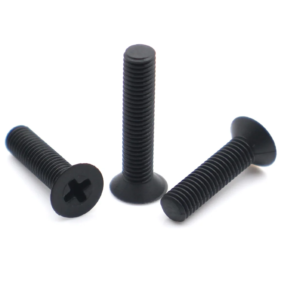 20/50/100 Stück PA66 Nylon Phillips Senkkopfschrauben, isolierte Kunststoff-Maschinenschrauben, M2 M2.5 M3 M4 M5 M6 M8 – Detail 5
