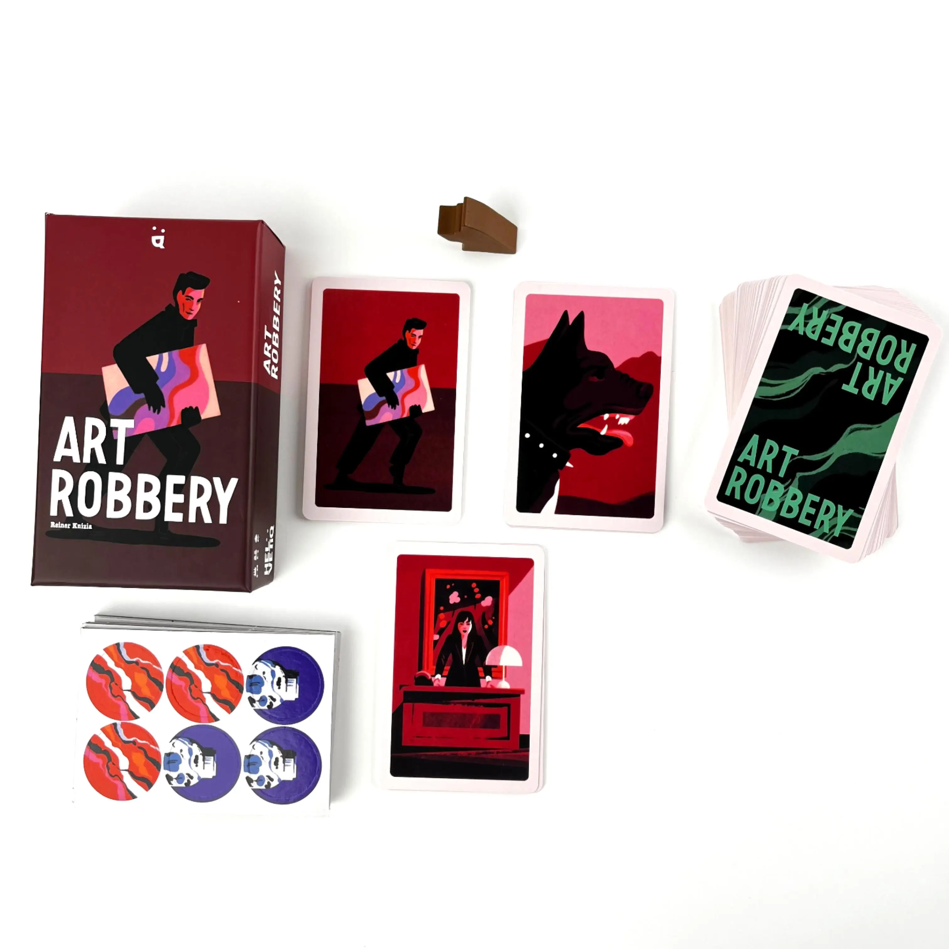 Art Robbery Card Game – 2-5 Players, Quick 20-Min Playtime, Fun Strategy Game for Family & Party Night